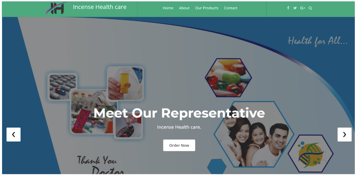 Incense Health Care project preview